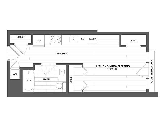 Floor plan XS1-B