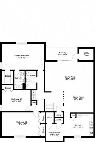 Floor plan The Luxembourg