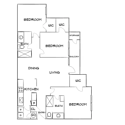 Floor plan Design 3A20