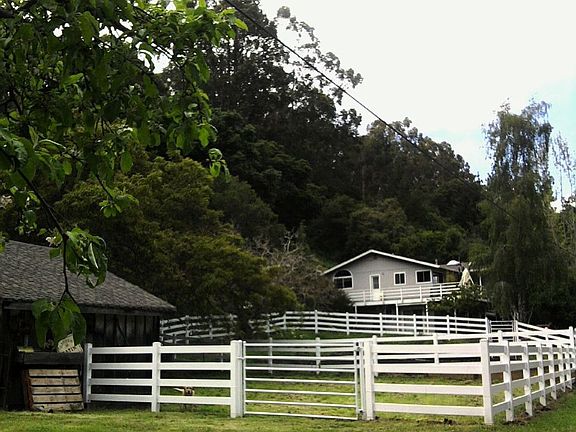 House, garden and corral
