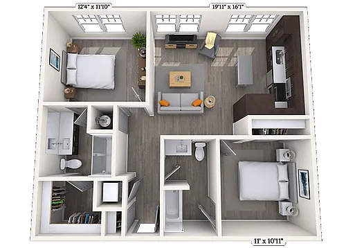 Floor plan B1