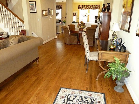 VIEW AT FRONT ENTRANCE--OPEN PLAN