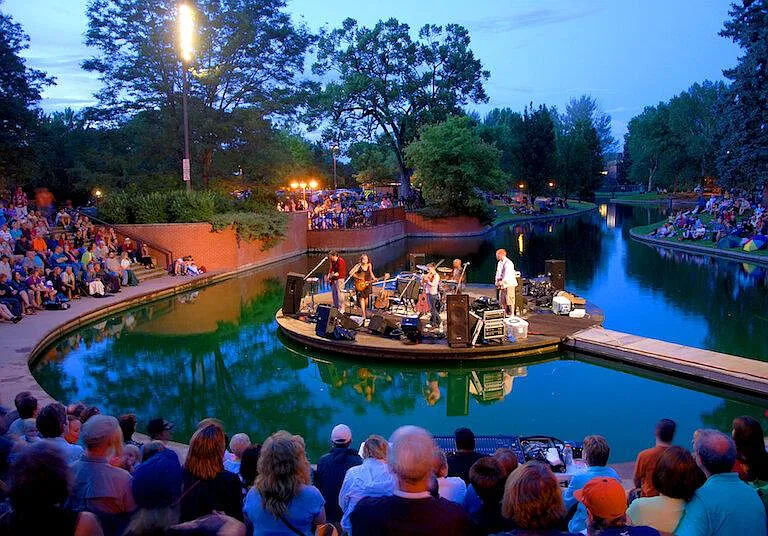 One block from Foote Lagoon