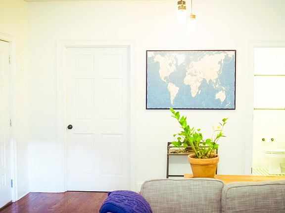 living room to second bedroom and bathroom