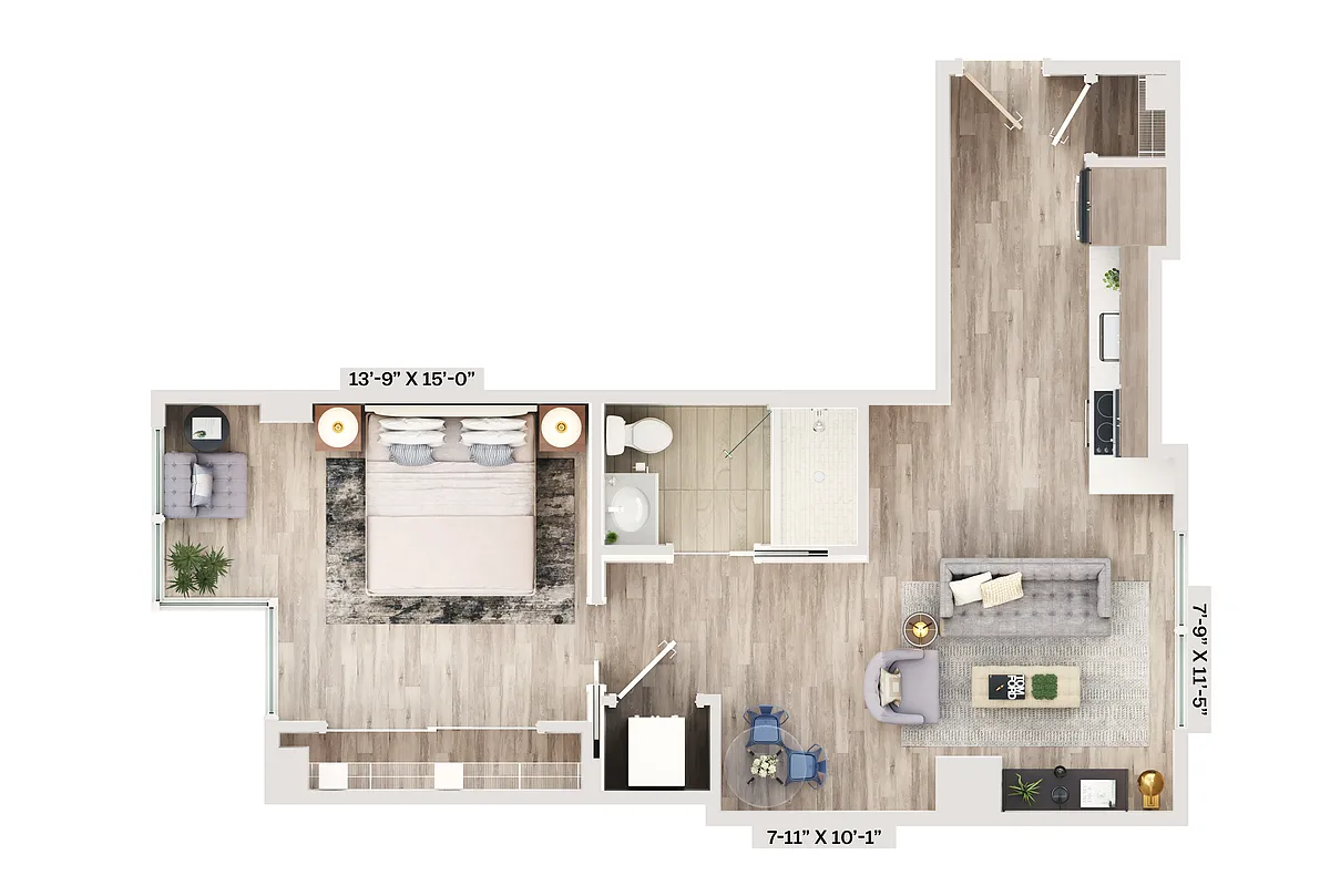 Floor plan A7A