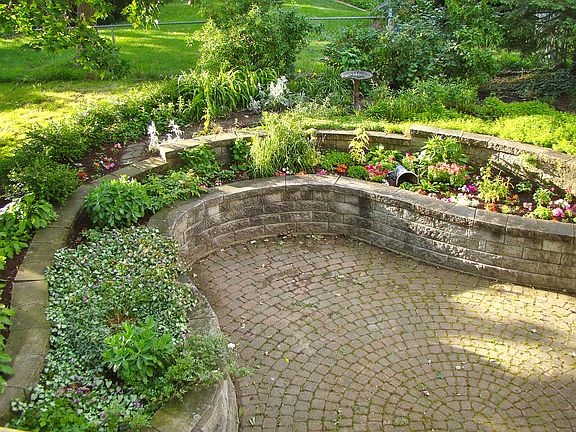 Perennial Garden from Deck 