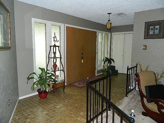 Front entry is warm and inviting