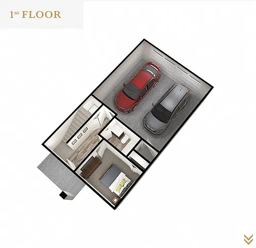 Floor plan Big Sky 2-Bed