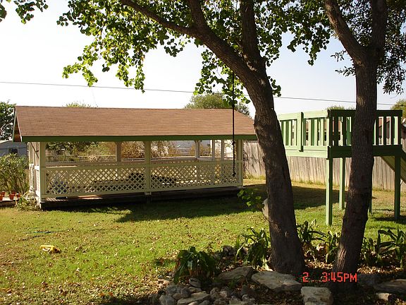 Backyard gazebo
