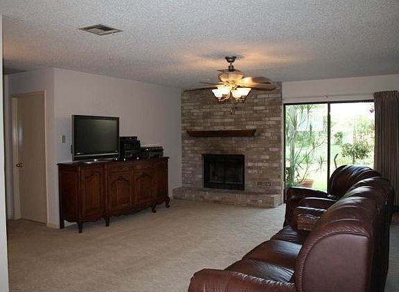 Living Room with Fireplace