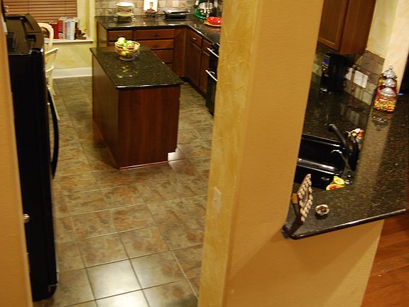 kitchen from stairs