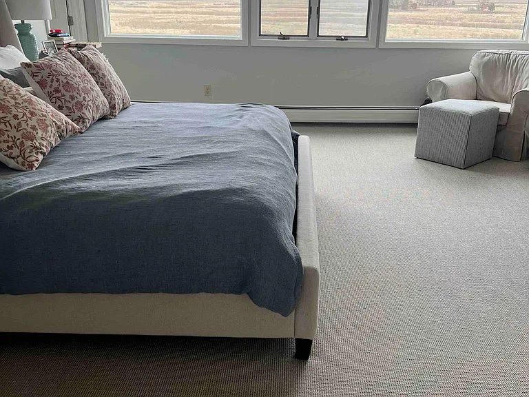Spacious master bedroom with King bed.