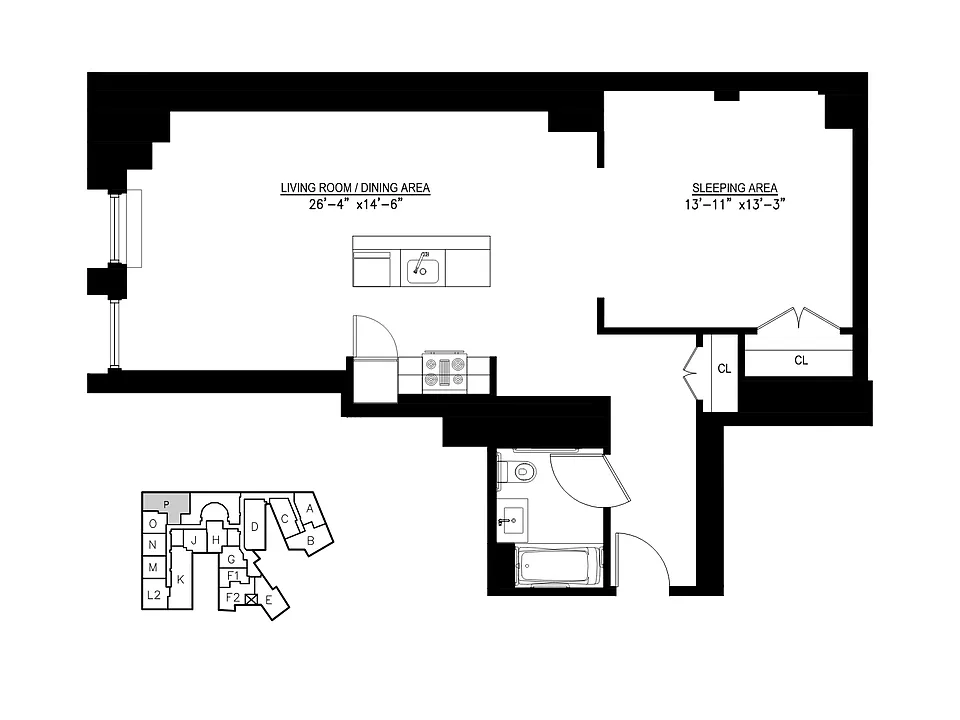 15 Park Row #20P