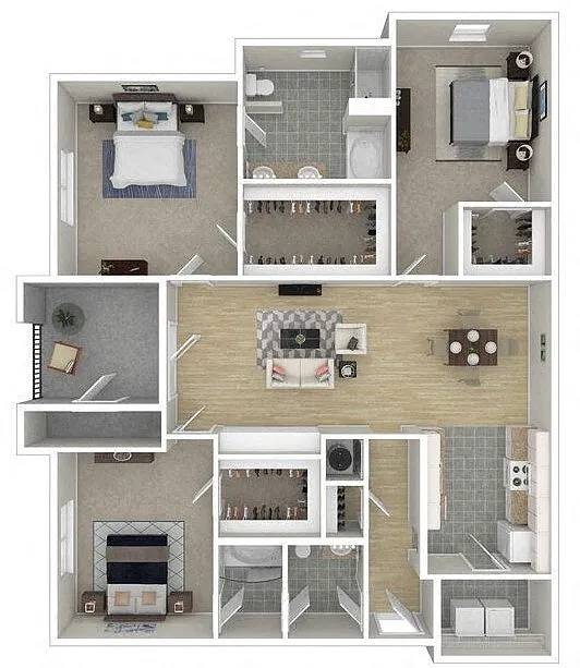 Floor plan 3 Deluxe