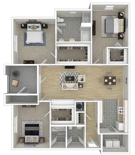 Floor plan 3 Deluxe