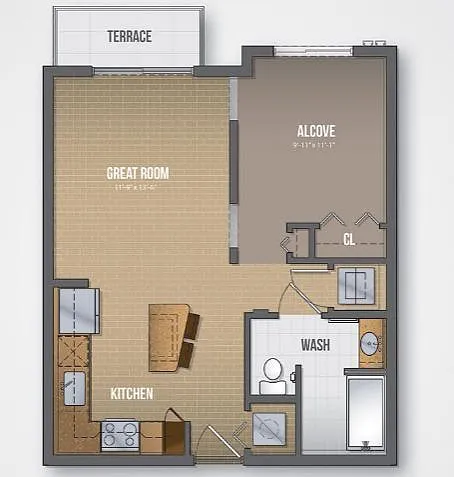 Floor plan Burgundy