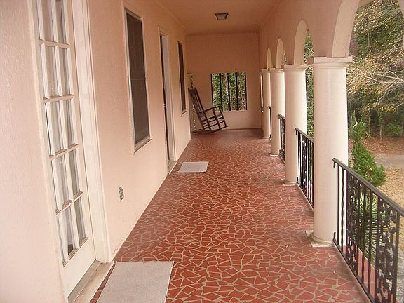 second story front balcony