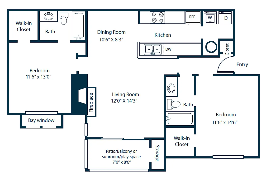Floor plan B6