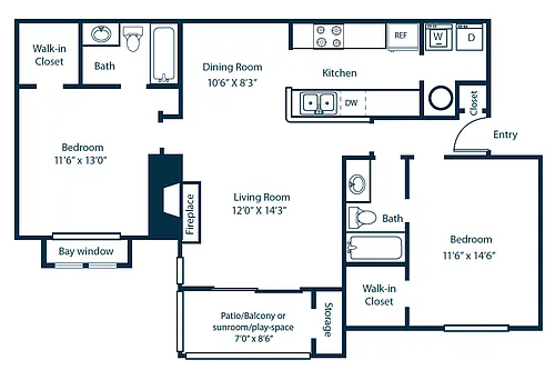 Floor plan B6