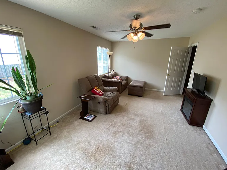 Master BR showcased as an entertainment room upstairs