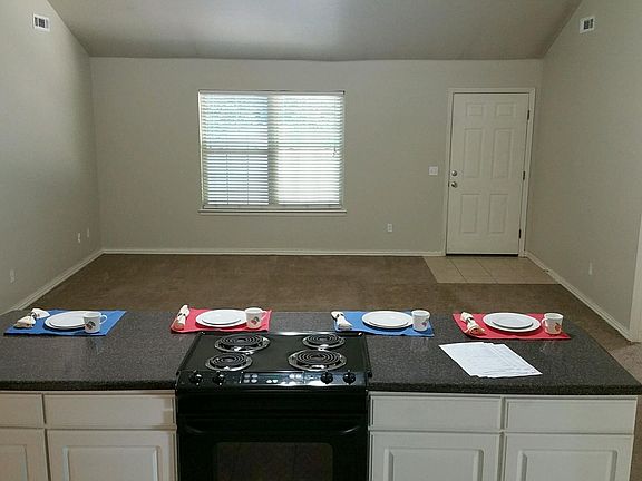 Living room, view from the kitchen area. 
