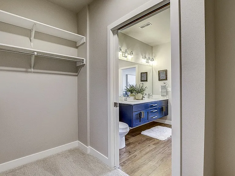 Large walk-in closets