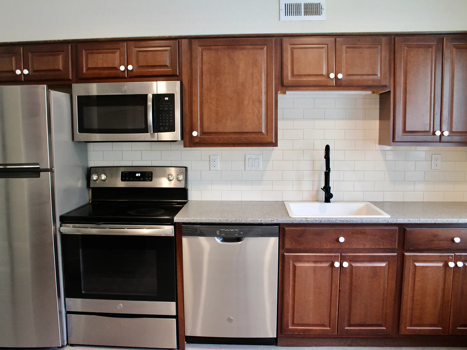 Kitchen with modern appliances