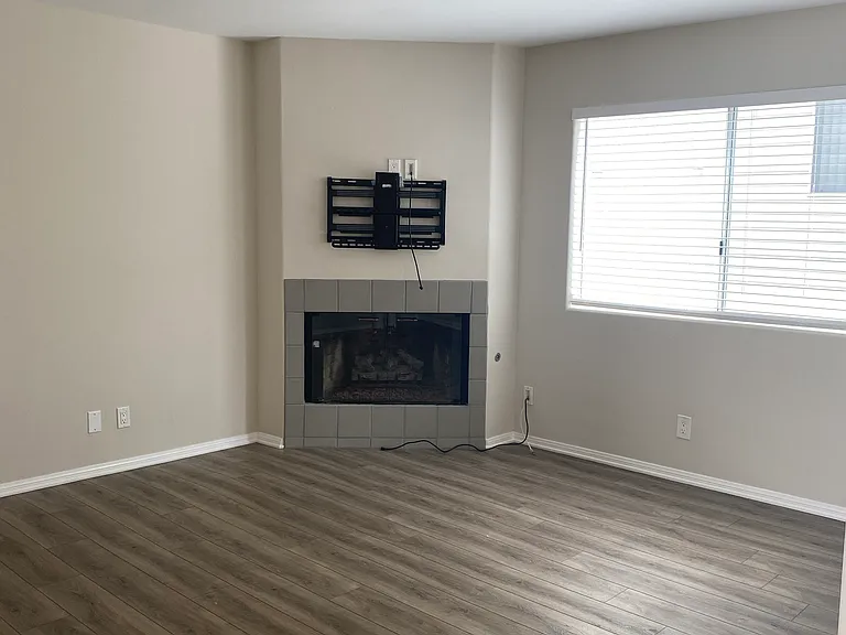 Living Area with Gas Fireplace