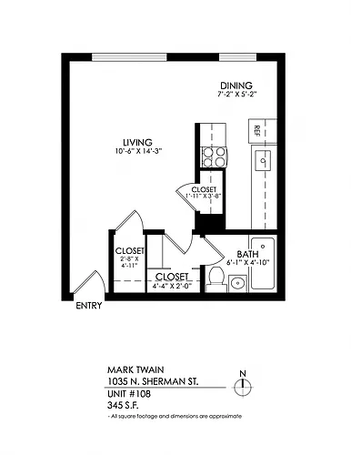 Floor plan Studios