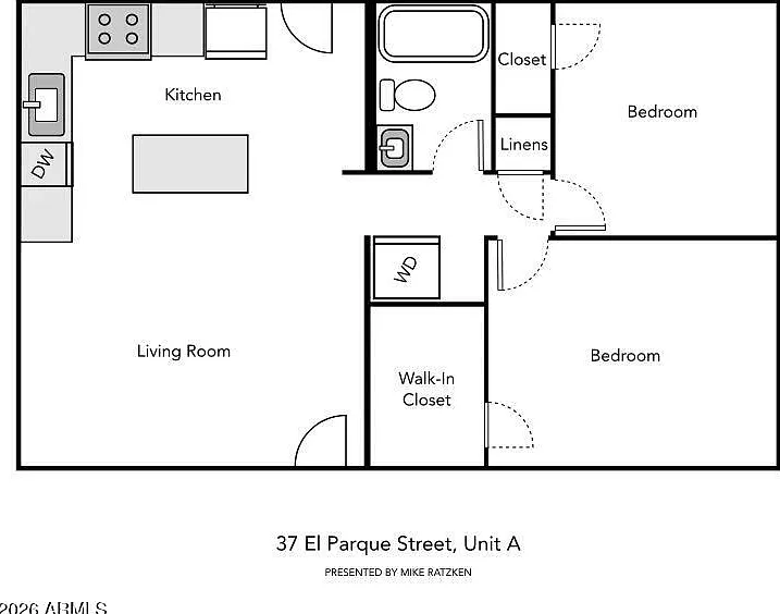 2 bed, 1.0 bath, 750 sqft, $1,399 — Photo 2
