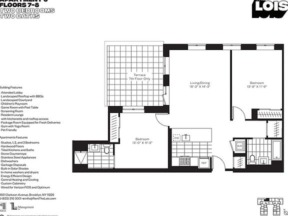 2nd image of 350 Clarkson Ave APT 706