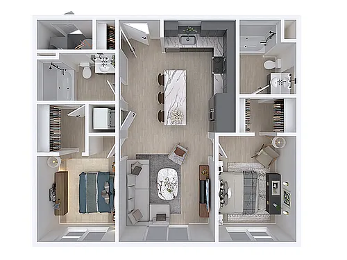 Floor plan Rio Grande (Income Restricted)