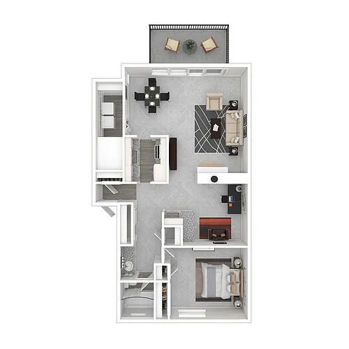 Floor plan Koi Cove W/Den