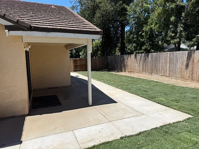 Covered patio