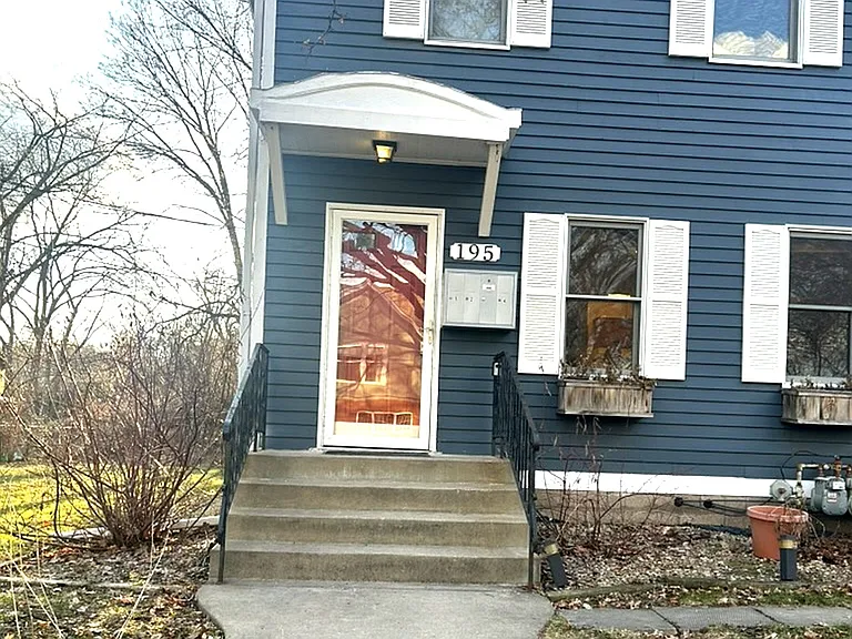 Private entry with classic charm and easy access