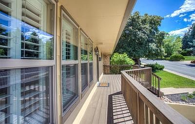 Front portion of wrap-around deck.