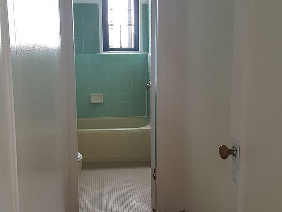 Hallway to bathroom