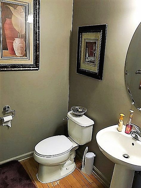 Half Bath on 1st floor