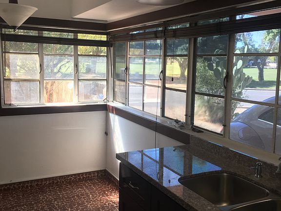 View of park from  kitchen 