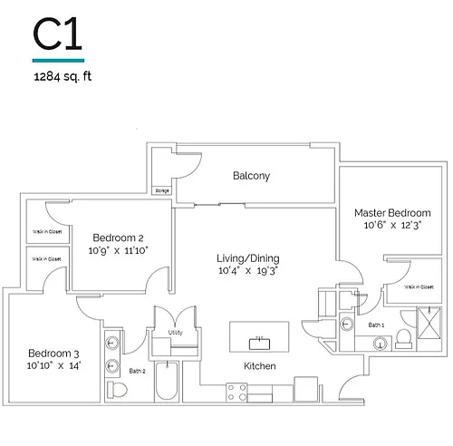 Floor plan C1