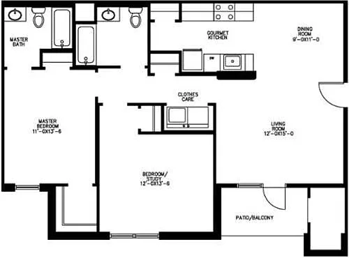 Floor plan The Willow