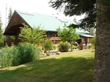 Cedar home from a distance