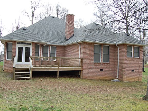 Rear of home with large deck