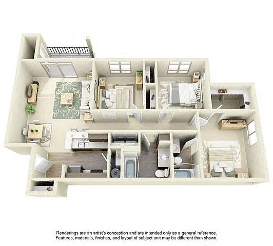 Floor plan 3B2B