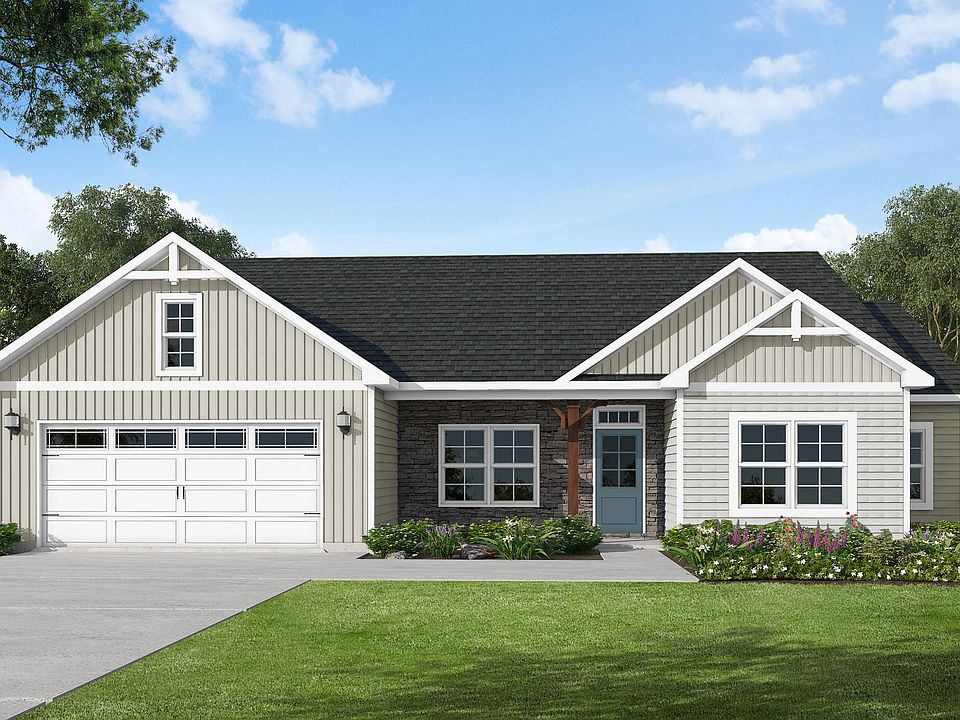 Elevation F with Stone