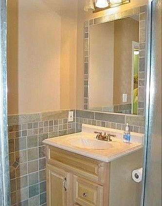 Basement bathroom
