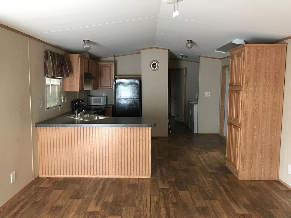 Living room and kitchen