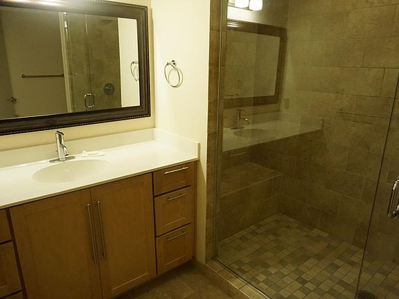Large master bath with walk-in shower