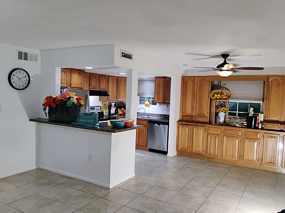 Nice kitchen, with tons of storage.