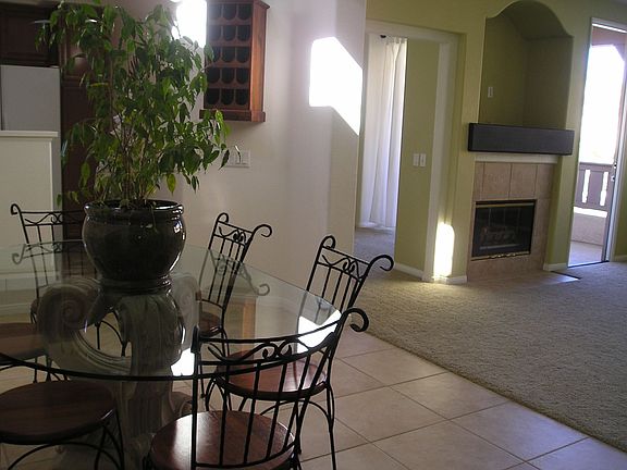 Dining Room with High Ceilings